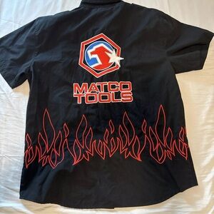 Black Shirt with Red Accents